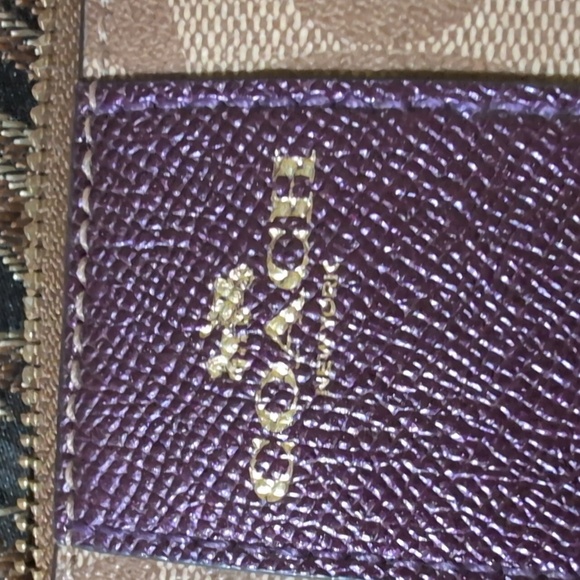 Coach  Signature Wristlet - Picture 3 of 3